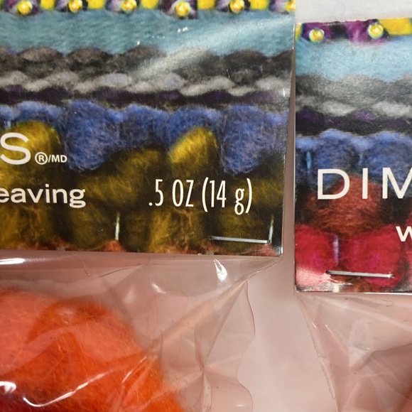 Dimensions FeltWorks Needle Felting Wool Roving Warm Orange Red Yellow 3 Packs - Picture 6 of 13